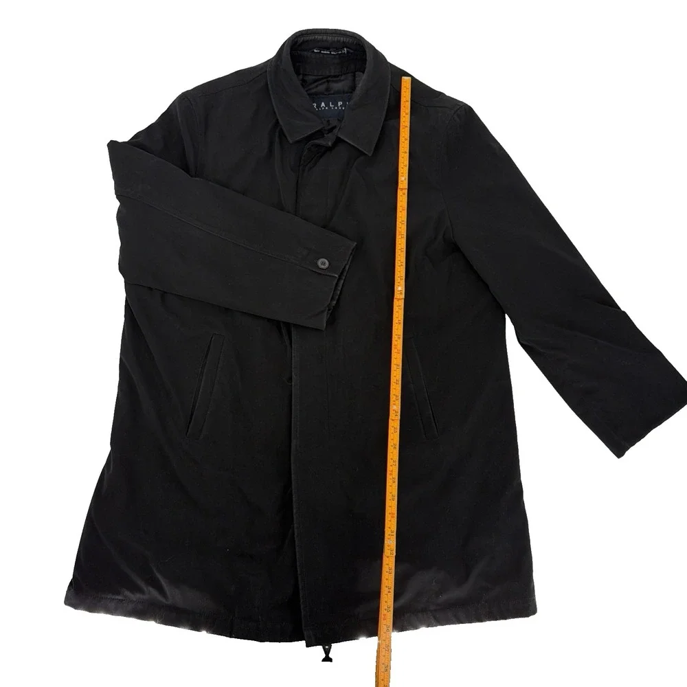 Ralph Lauren Trench Coat Mens Removable Wool/Poly Liner RN 21510 Brown Large